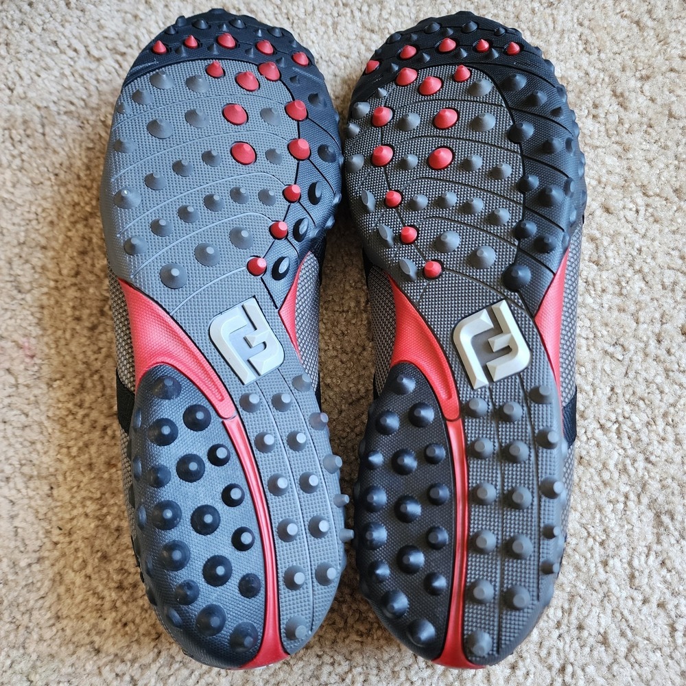 Footjoy Mens Size 13M Project Spikeless Golf Shoes Charcoal Gray Black 55247 - Picture 11 of 13